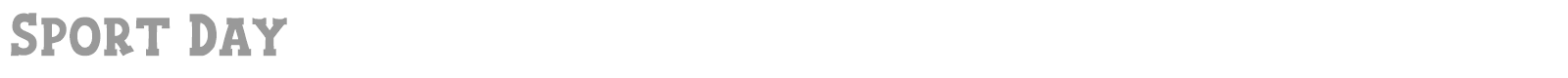 Sport Day font preview